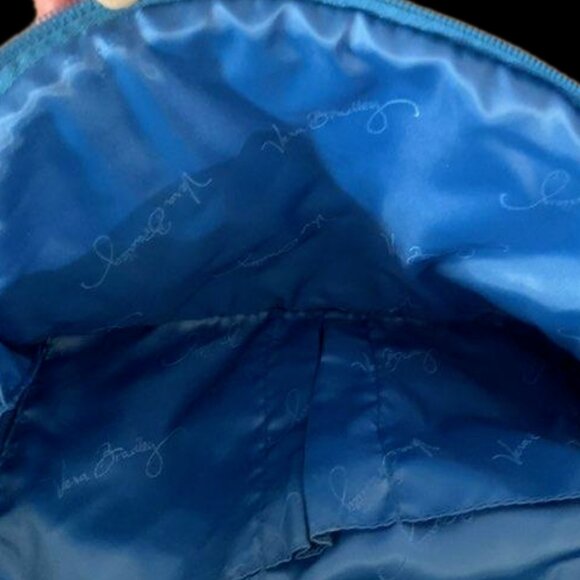 Vera Bradley Campus Tech Backpack in the retired Doodle Daisy pattern - Picture 3 of 6